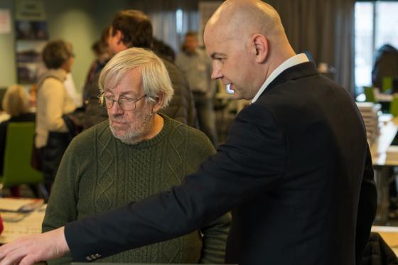 Piotr Cabaj fortel om digitalisering. Foto: Zane Aboltina.