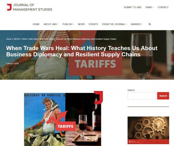 Skjermdump av ei nettside med bilde og tekst